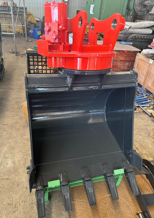 挖掘機旋轉挖斗